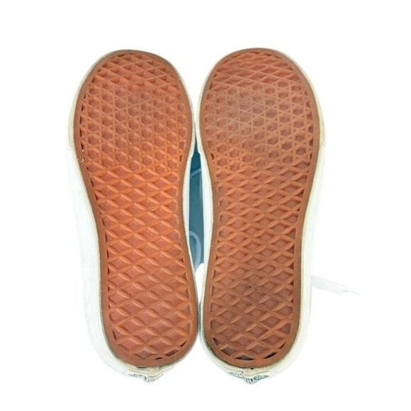 Vans Women's Old Skool Skateboard Shoe Sneaker All White Leather Low Size 6.5 - Picture 9 of 10